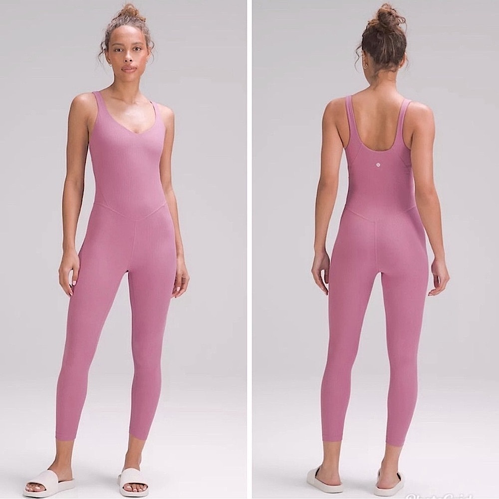 Lululemon Align Bodysuit 28” - Velvet Dust (Size 4)
